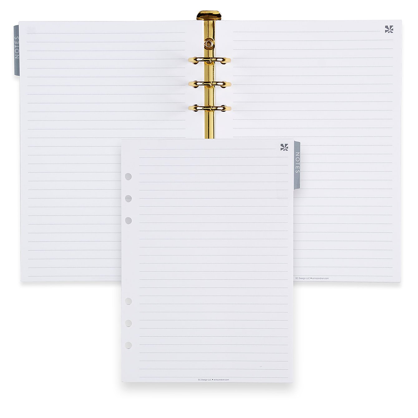 Lined_Pages_A5_Ring_Agenda_Inserts